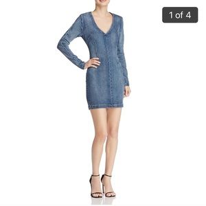 GUESS bodycon denim dress